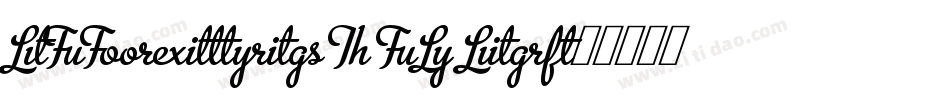 MHGReithic T HK Lig字体转换